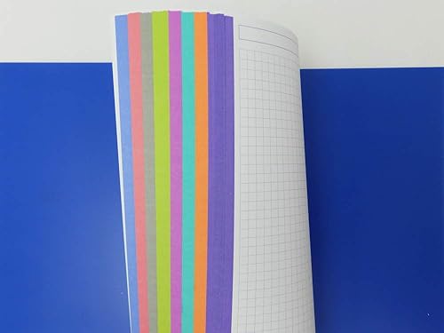 Miniatura 6 de Miquelrius Cuaderno en espiral A5 de 8 temas, páginas de gráficos, color azul (6.0 x 8.0in)