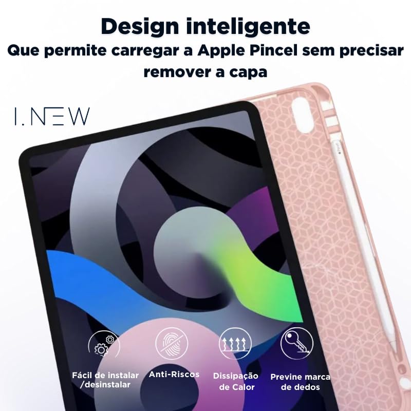 Capa Case PREMIUM Anti Impacto com função sleep e suporte para