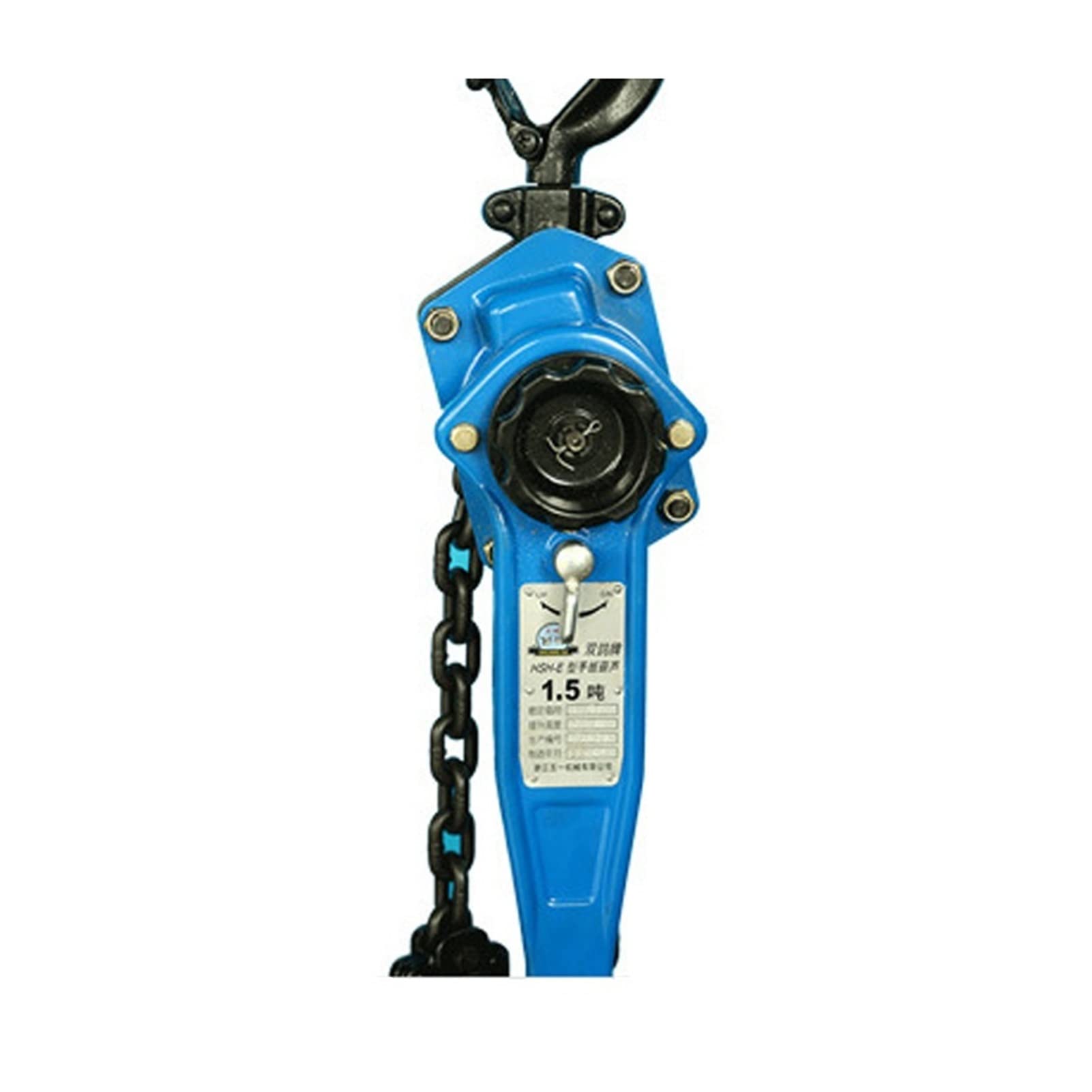 Verricello Elettrico, Lavata della leva 0.75t Catena a mano Lavatrice a Leva manuale Hoistfor di costruzione Garage Magazzino Macchine automobilistiche | 1.5T*1.5M