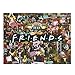 Paladone- Puzzle Collage de la série TV Friends – 1000 pièces – Produit sous Licence Officielle, Show Jigsaw