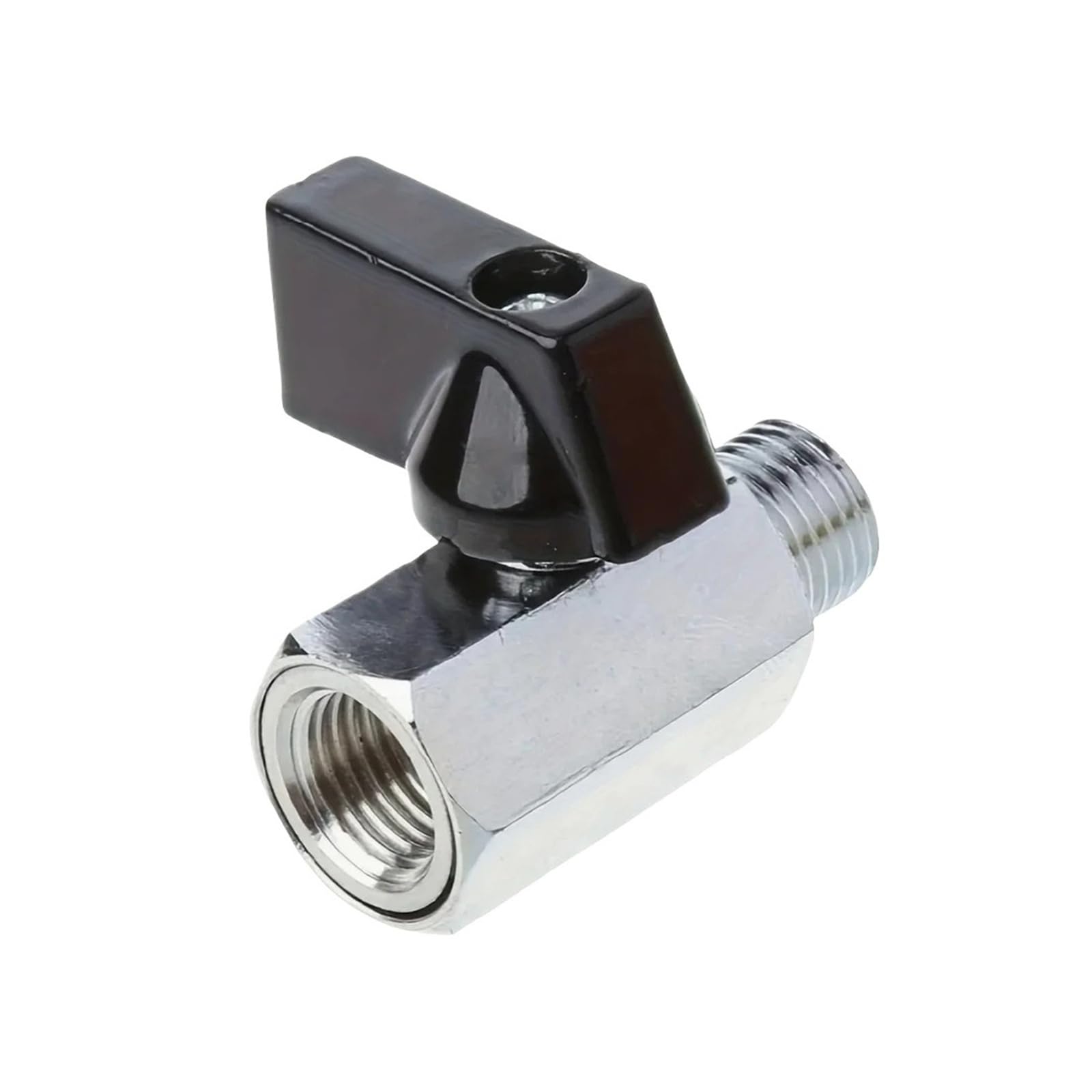 Carbon Steel Mini Ball Valve BSP Thread Shut Off Valve for Air Compressor Water Gas Oil Plumbing Use