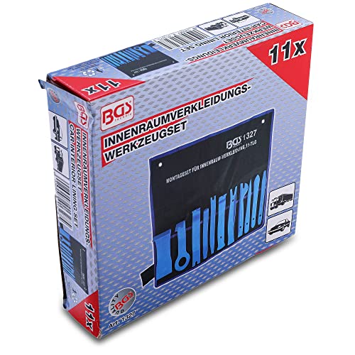 BGS 1327 | Innenraum-Verkleidungswerkzeug-Satz | 11-tlg.| Kunststoffhebel | aus glasfaserverstärktem Kunststoff