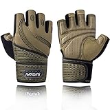 SIMARI Trainingshandschuhe Männer Frauen volle Finger Gewichtheben Handschuhe mit Handgelenk...