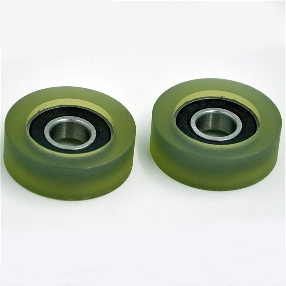 PU 6001 Rodamiento Cubierto de Poliuretano 12x40x13 mm Eje 12 mm PU600140-13 Cubierta de uretano PU6001 Rodamientos
