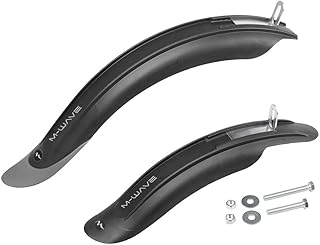 P4B | Fahrrad Steckblech Set für Kinderfahrräder | 12 Zoll bis 18 Zoll | Vorderrad + Hinterrad | Fahrradschutzblech | Pass...