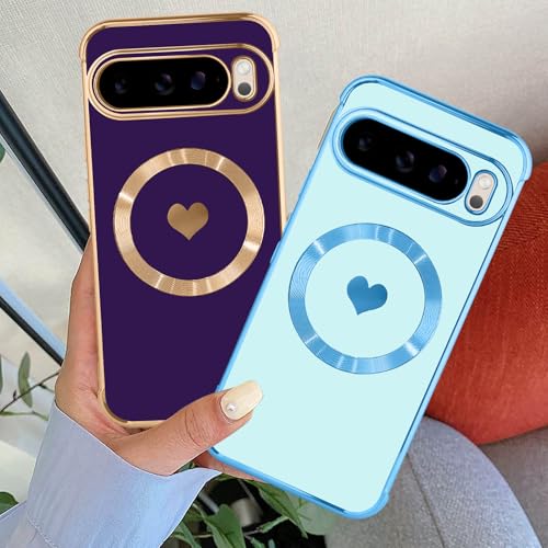 tharlet Magnetic for Google Pixel 10 pro XL case Purple Luxury Plating by tharlet - Used condition - Image 3