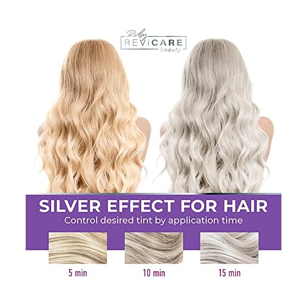 Purple-Hair-Mask-Made-in-USA-Hair-Toner-wRetinol-Avocado-Oil-Silk-Proteins-for-Blonde-Hair-Ash-Platinum-Hair-Greatly-Lighten-Brassy-Hair-and-Condition-Dry-Damaged-Hair-No-Yellow-Hues Purple Hair Mask - Made in USA Hair Toner w/Retinol, Avocado Oil & Silk Proteins for Blonde Hair, Ash & Platinum Hair - Greatly Lighten Brassy Hair and Condition Dry Damaged Hair - No Yellow Hues