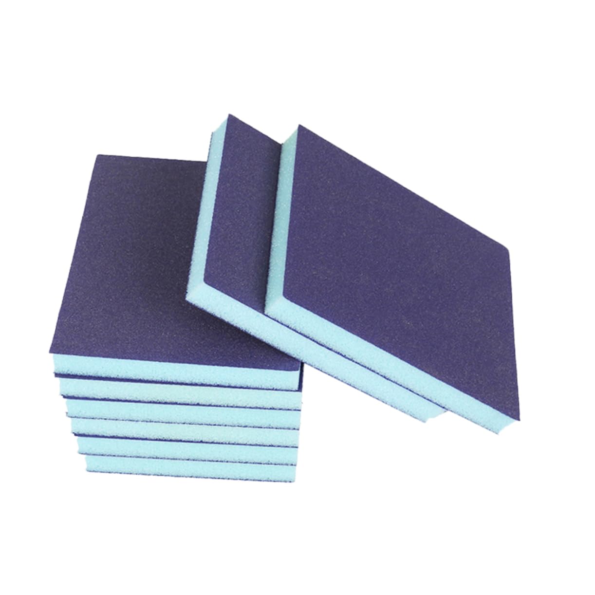 Hemobllo 16 Piezas Bloque De Molienda Doble Cara Bloque De Abrasión Esponja De Molienda Esponjas Azules Bloques De Molienda Bloques De Lijado Esponja Abrasiva Bloque De Esponja