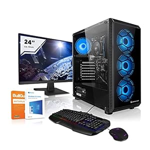 Megaport Complete PC Atlas II AMD Athlon 3000G 2x 3.50GHz • 24″ Monitor • Windows 11 • AMD Radeon Vega 3 • 8GB 3000MHz DDR4 • 240GB SSD • Toetsenbord • Muis gamer pc game compleetpakket