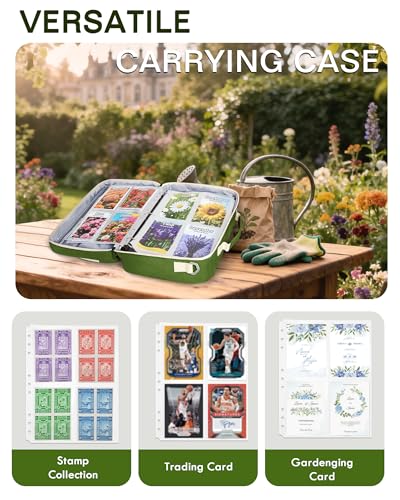 Seed Storage Organizer Binder with 20 Reusable Seed Envelopes - Image 5