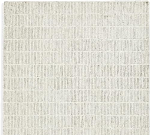 Capitola Handmade Wool Area Rug Grey 10x14