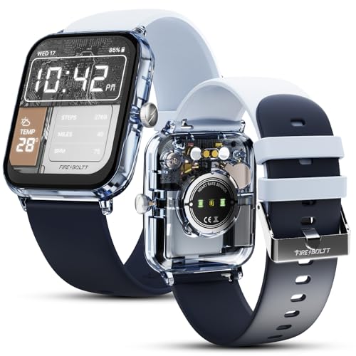 Fire-Boltt Ninja Phantom Smart Watch 1.83” Display, Transparent C...