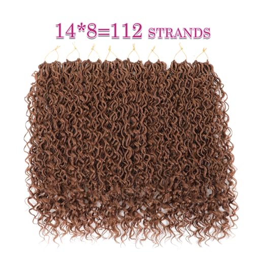 Image of Goddess Faux Locs Crochet Hair for Black Women, Long Boho Style Locs Braids