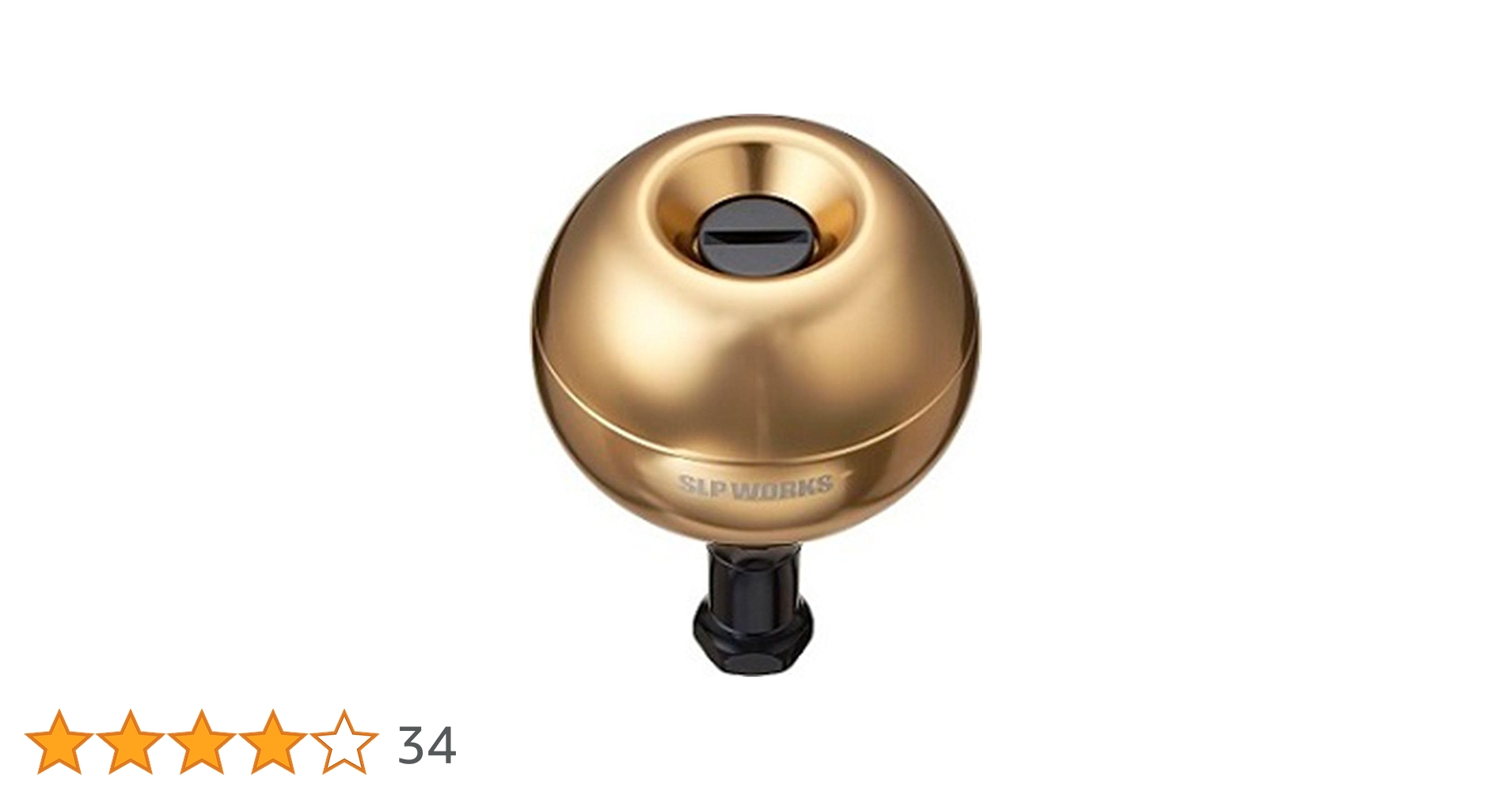 RCS 25 SALTIGA アルミラウンドノブ　ゴールド RCS 25 SALTIGA アルミラウンドノブ ゴールド DAIWA/SLP WORKS] RCS