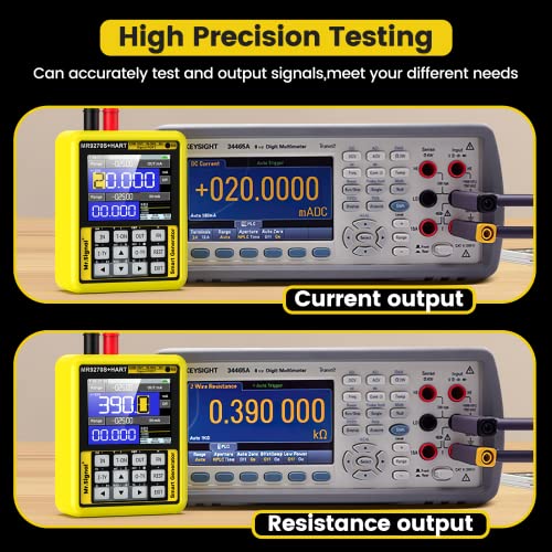 Image of SEESII MR9270S+HART 4-20mA Signal Generator: Current Voltage Adjustable Analog Simulator, Function Generator, Real-time Curve, Historical Record,PT100 Thermocouple Pressure Transmitter Recorder