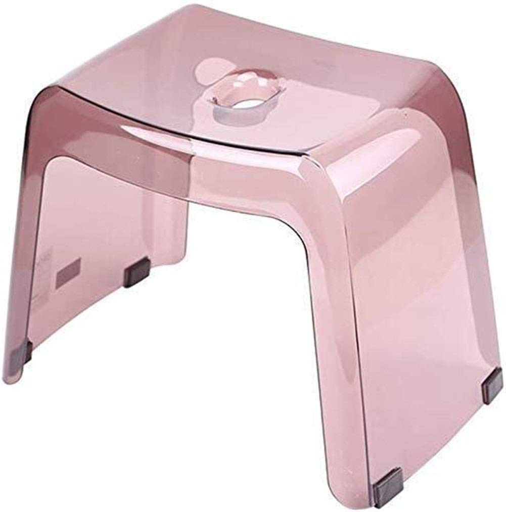 Tabouret de douche marron clair facile à transporter assise 100 kg