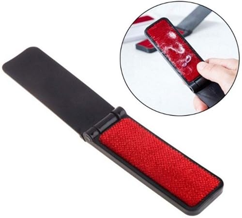 Miniatura 5 de GARASANI Paquete de 3 cepillos de plástico portátiles y plegables para ropa, removedor de pelo de mascotas, herramienta de limpieza manual para