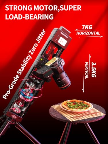 Image of IFOOTAGE Shark Slider Nano II 660 Motorized Camera Slider - 26 inch Multi-Axis Pan Slider for DJI RS 2 /RS3 Pro /RS 4 /RS 4 Pro Gimbals, 15.4lbs Payload, 360 Panoramic, 6 Modes, Phone /Camera Compatible​
