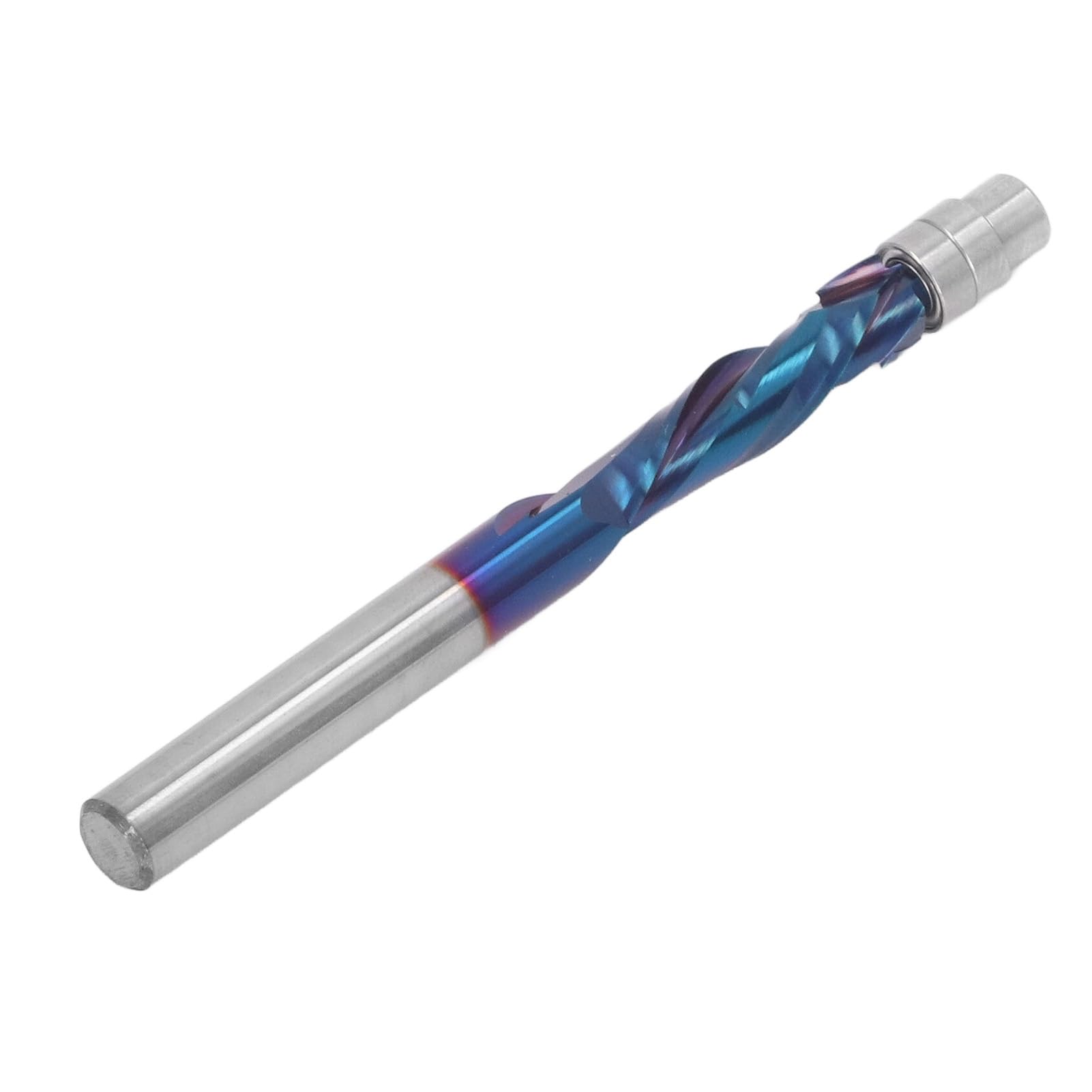 Dioche Punta per Fresatura a Filo Codolo 1/4, Punta per Fresatura a Filo Codolo 1/4 di Pollice Punta per Fresatura in Carburo con Taglio a Spirale Verso il Basso Fresa per Lavorazione del Legno