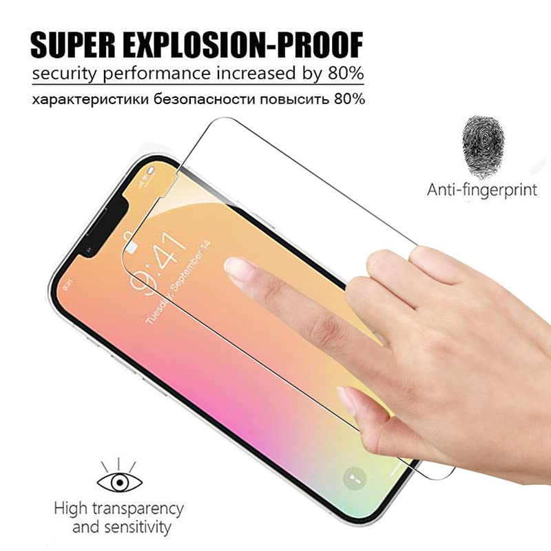 3 Proteggi Schermo In Vetro Temperato Per Apple IPhone 13 Pro - Foto 6