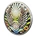 Leafence Recovery and Resilience Commemorative Sobriety Coin Recovery Addiction and Medallions Challenge Coin Narcotics Alcoholics Anonymous (Flying with Wings, 4 Years)