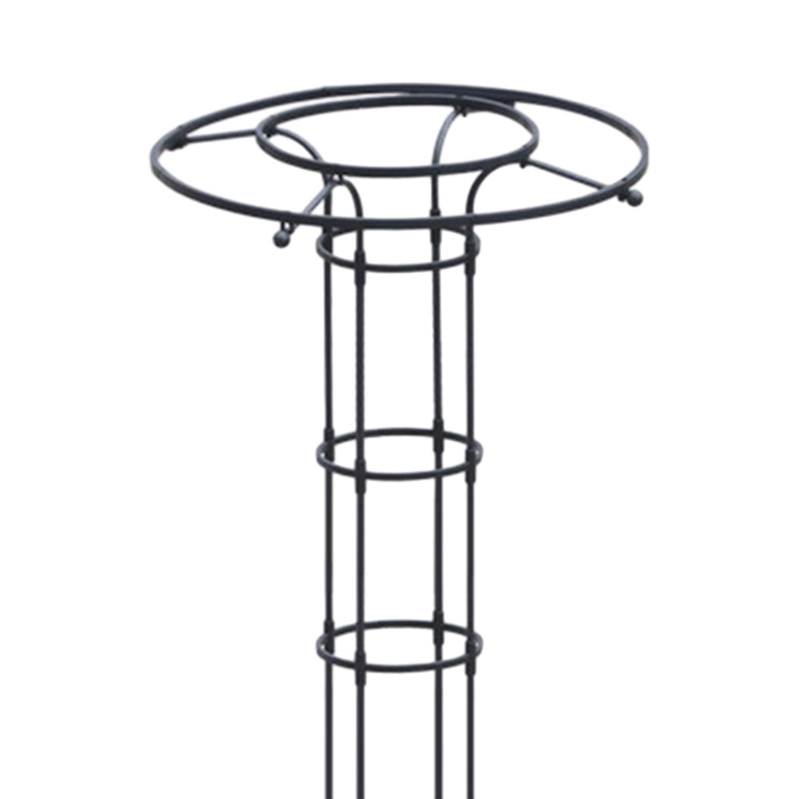 Baoblaze Supporto per Piante in Vaso con Traliccio per Da Giardino/gabbia di Supporto per Fiori Da Esterno Multifunzione/struttura Rampicante per Pian (Altezza 210 cm)