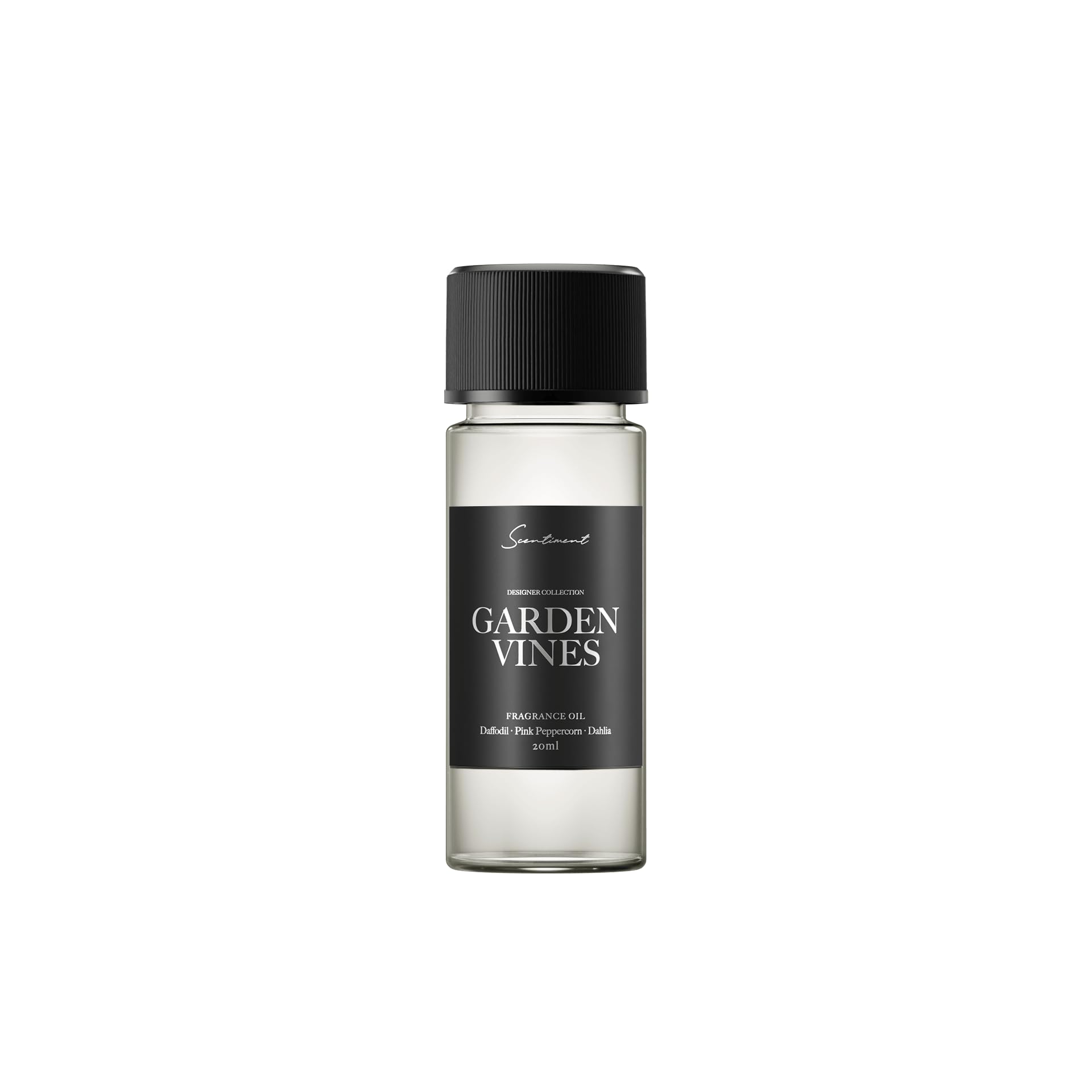 Scentiment - Garden Vines Designer Collection Diffuser Oils | Aromatherapy Home Fragrance | Luxurious Scent with Notes of Daffodil, Pink Peppercorn, Dahlia, 20ml