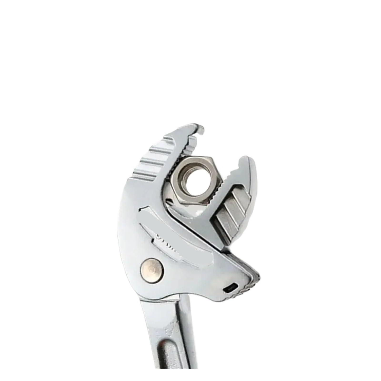 Wjiayao M Crab Claw Wrench Heavy-Duty Adjustable Crab Claw Wrench For Auto & Pipeline Jaw Opening: Tool For Robust Applications(M)