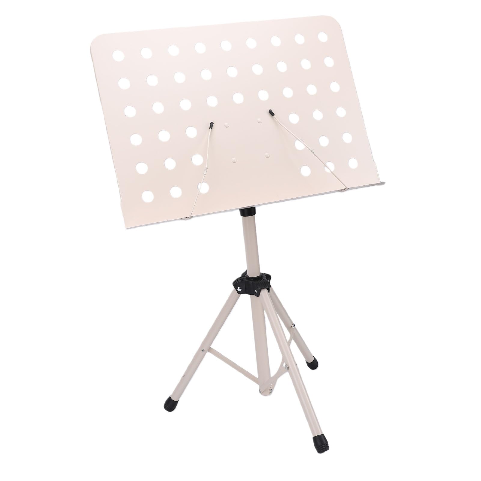 Karlak Leggio Regolabile per Spartiti e Tablet con Design Portatile per Viaggi e Scuola Beige 80-147,5 Cm