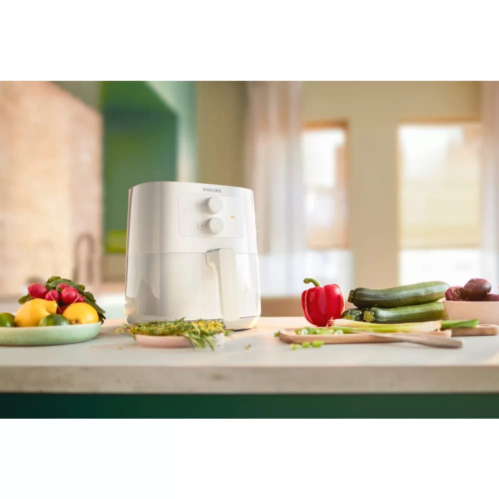 FREIDORA PHILIPS ESSENTIAL AIRFRYER 1400W BLANCA