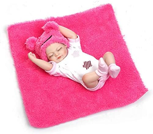 Amazon Com Pinky 26cm 10 Inch Mini Full Body Hard Vinyl Silicone Reborn Baby Girl Doll Newborn Dolls Xmas Birthday Present Toys Games