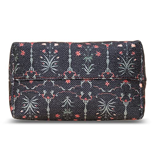 Image of ZOUK Flap Sling Bag | Crossbody Bags for Women | Women's Handbags | Stylish | Vegan Leather Evening Bag | Travel & Office Use | Purse and Wallet | Taj Guldasta Print