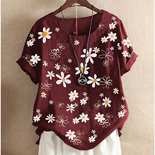 Top Casual da Donna Taglie Forti Camicia, Morbuy