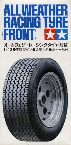 Amazon.co.jp: タミヤ オールウェザーレーシングタイヤ（前輪）【1/12