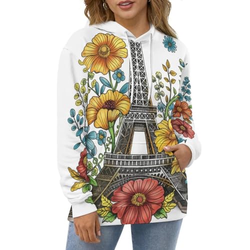 Sweatshirt Pullover Tour de Fleurs colorées S - 2