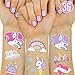 xo, Fetti Unicorn Party Supplies Temporary Tattoos for Kids - 36 Glitter Styles | Unicorn Party Favors and Birthday Decorations + Halloween Costume