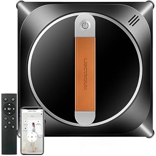 LIECTROUX Fensterreinigungsroboter YW910, doppelter Wassersprüher, intelligenter Glas-Nasswischer, Boden-Fenster-Wand-Roboter-Staubsauger, randloses Arbeiten, AI-Karten-Route, App&Fernsteuerung