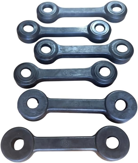 FRP 80lb Set Bone Style (2) 25lb + (2) 10lb + (2) 5lb Body by Jake Resistance Bands Weight Straps