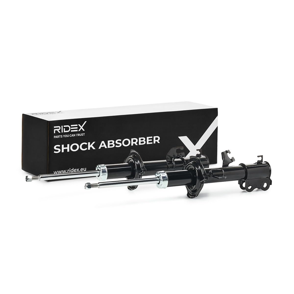 RIDEX 2x Amortisseur Avant 2x Jeu, Pression de gaz Compatible avec NISSAN MICRA IV K13 NOTE E12 ALMERA N17 Versa II Berline N17