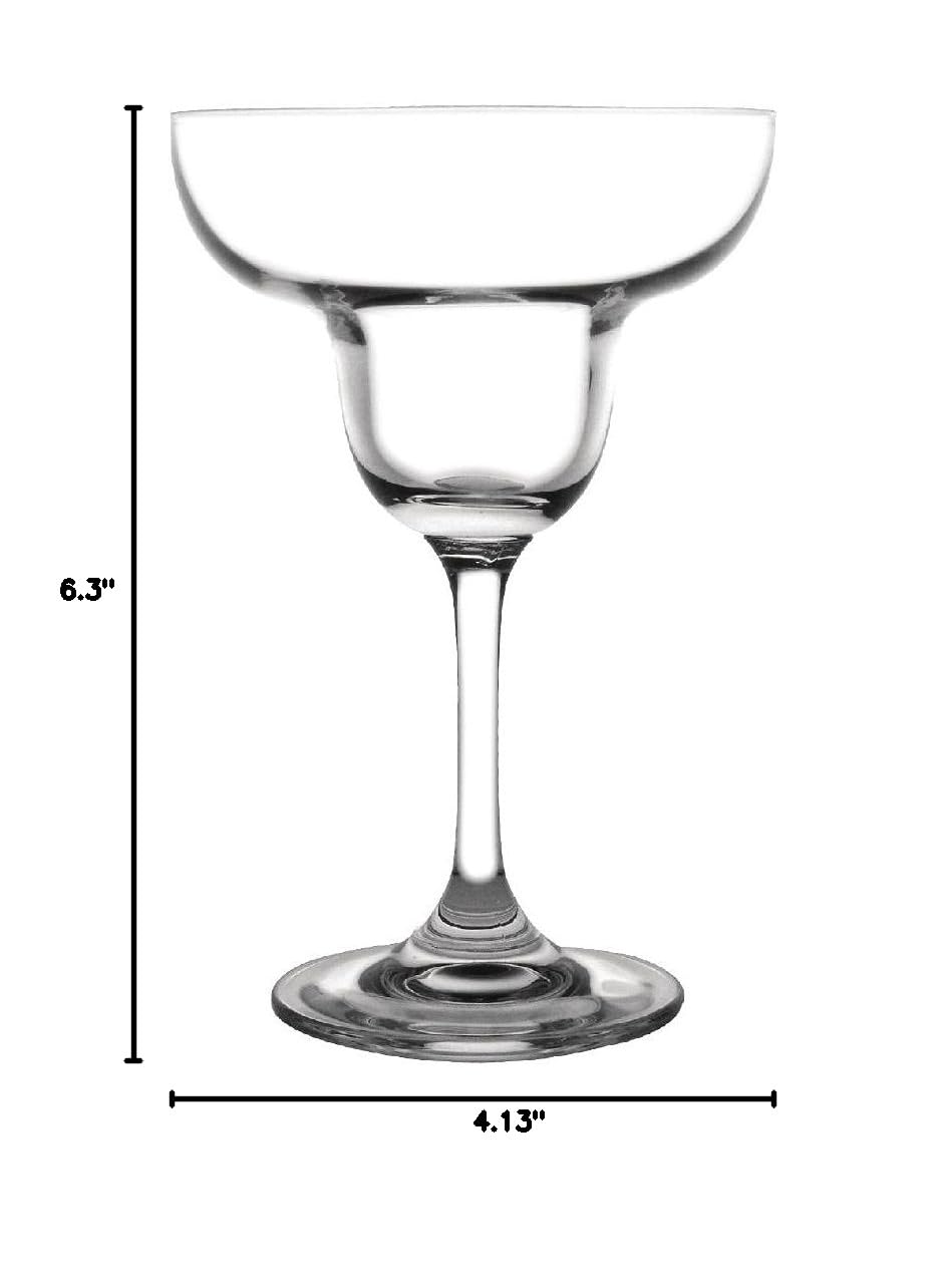 Olympia Bar Collection Margarita Glasses 250ml 160X105mm Crystal Tumblers 6pc