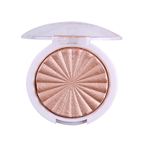 FeiFei66 3D Highlighter Face Powder Shimmer Highlighter Face Powder Palette Face Base Shine Illuminator Makeup 6 Colors (D)