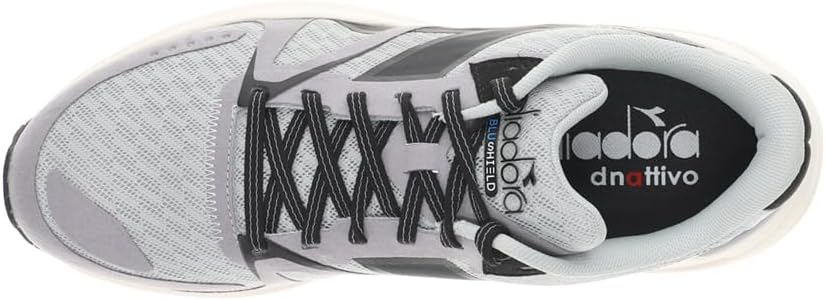 Diadora Mens Mythos Blushield 8 Vortice Running Sneakers Shoes - Grey - Size 10.5 M