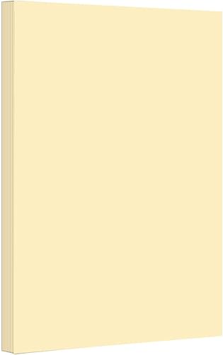 Miniatura 1 de 1Caso de 1000hojas de papel, 8.5" x 14" cartulina, 67LB Bristol de vitela color pastel Cardstock, Ivory