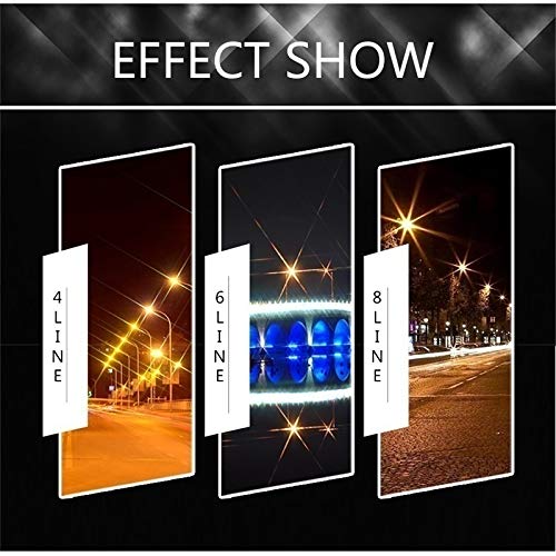 Qkoo 4 Points/ 6 Points/ 8 Points Star Lens Filter - 95Mm #TOP5