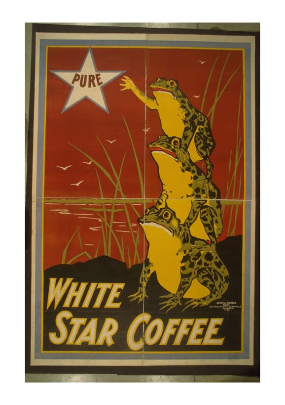 Affiche Pure Frogs Spiffing Prints : habillez un grand mur vide avec ce poster café rétro