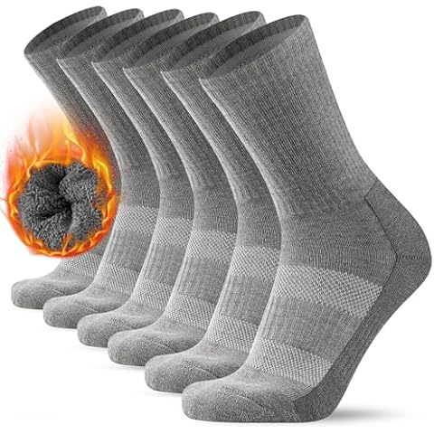KEECOW Chaussettes de randonnée en laine mérinos Cover