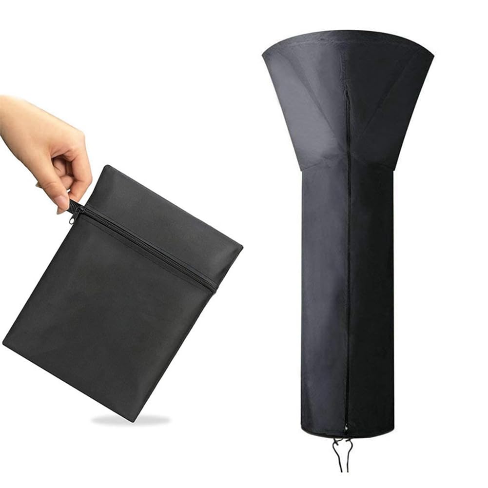 Mecerypt Patio Heater Covers with Zipper and Air Vent,Waterproof,Dustproof,Wind-,UV- Snow- 226X91X54CM Easy Install - Image 3