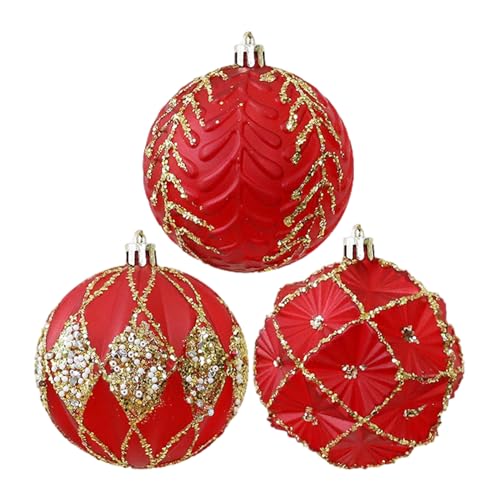 Pendentifs de boules de Noël incassables et résistants aux intempéries