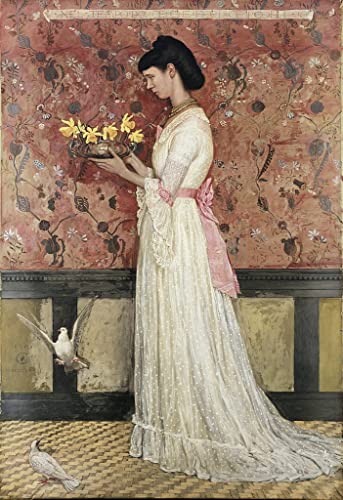 Affiche De Arts Mme Ingram By water D Walter Crane Toile