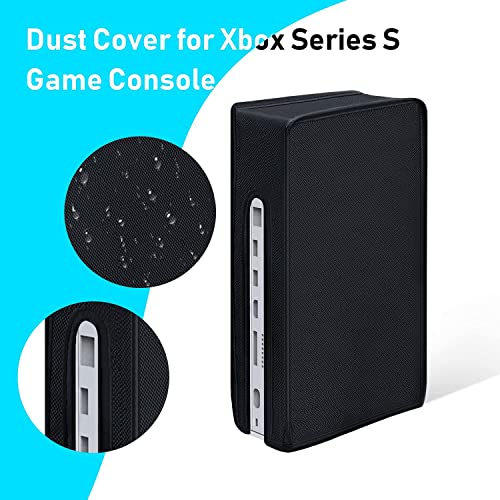 Image of TCOS TECH Xbox Series S Dust Proof Cover Case Mesh Jack Stopper Pack Kit for Xbox Series S (Not for Xbox One S), Black